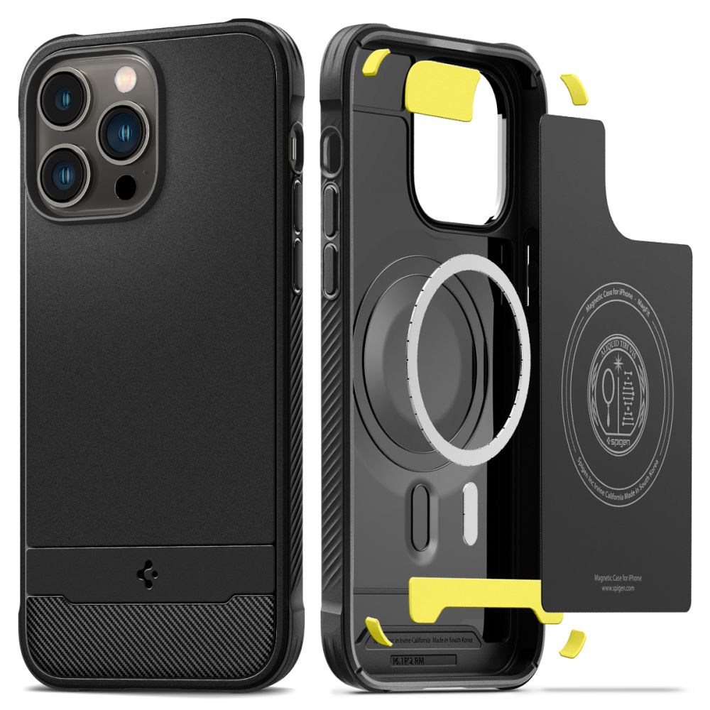 iPhone 14 Pro Max Case / 14 Pro, Spigen [ENZO] Luxury Leather Cover