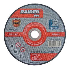 RAIDER RAIDER ΤΡΟΧΟΣ ΚΟΠΗΣ ΜΕΤΑΛΛΟΥ PRO 115*2.5*22.2mm 160122 έως και 12 άτοκες δόσεις