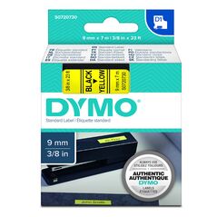 Ταινία Ετικετογράφου DYMO Standard 40918 9 mm x 7 m (Μαύρα Γράμματα σε Κίτρινο Φόντο) (S0720730) (DYMO40918) έως 12 άτοκες Δόσεις