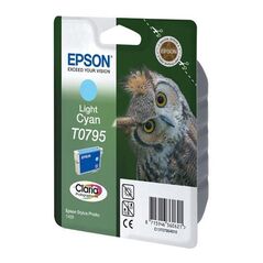 Epson Μελάνι Inkjet T0795 Light Cyan (C13T07954010) (EPST079540) έως 12 άτοκες Δόσεις