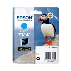 Epson Μελάνι Inkjet T3242 Cyan (C13T32424010) (EPST324240) έως 12 άτοκες Δόσεις