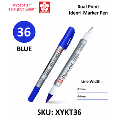 Sakura Μαρκαδόρος Identi 36 Μπλε (XYKT36) (SAKXYKT36) έως 12 άτοκες Δόσεις