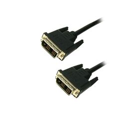 Καλώδιο MediaRange DVI Monitor Digital dual link DVI (24+1)/DVI (24+1) 3.0M Black (MRCS130) έως 12 άτοκες Δόσεις
