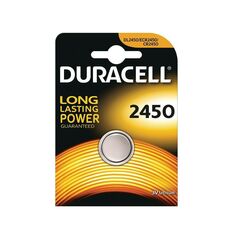 Duracell Electronics Μπαταρία Λιθίου Ρολογιών CR2450 3V 1τμχ (DECR2450)(DURDECR2450) έως 12 άτοκες Δόσεις