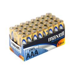 Αλκαλική Μπαταρία Maxell Alkaline LR03/AAA Alkaline Battery 32τμχ (M49025) (MAX49025) έως 12 άτοκες Δόσεις