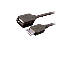 Καλώδιο MediaRange USB 2.0 Extension AM/AF 5.0M Black (MRCS108) έως 12 άτοκες Δόσεις