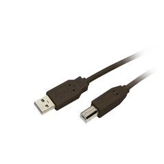 Καλώδιο MediaRange USB 2.0 AM/BM 5.0M Black (MRCS102) έως 12 άτοκες Δόσεις