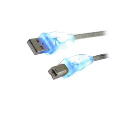 Καλώδιο MediaRange USB 2.0 AM/BM 1.8M with Blue LEDs (MRCS109) έως 12 άτοκες Δόσεις