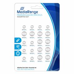 Αλκαλική Μπαταρία MediaRange Premium Coin Cells Assorted Set (20 Pack) (MRBAT119) έως 12 άτοκες Δόσεις