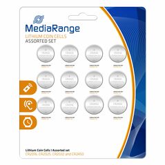 Μπαταρία Λιθίου MediaRange Coin Cells Assorted Set (12 Pack) (MRBAT139) έως 12 άτοκες Δόσεις