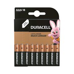 Duracell Αλκαλικές Μπαταρίες AAA 1.5V 18τμχ (DCAAALR03)(DURDCAAALR03) έως 12 άτοκες Δόσεις