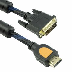 [product / manufacturer] Καλώδιο DeTech HDMI σε DVI, 5m, Φερριτή, HQ, Μαύρο - 18191 έως 12 άτοκες Δόσεις