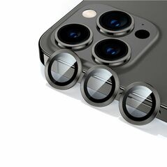 [product / manufacturer] Camera lens Tempered Glass DeTech, για iPhone 12 Pro / 12 Pro Max, Μαυρο - 52709 έως 12 άτοκες Δόσεις