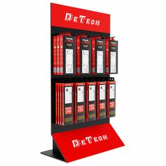 [product / manufacturer] Desktop stand DE-S02, 400x185x700, Black/Red - 14145 έως 12 άτοκες Δόσεις