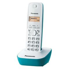 Ασύρματο Τηλέφωνο Panasonic KX-TG1611GRC White-Turquoise (KX-TG1611GRC) (PANKXTG1611GRC) έως 12 άτοκες Δόσεις