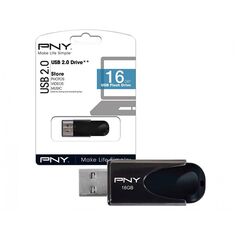 USB FLASH PNY ATTACHE 4 16GB USB 2.0 NEW 0.500.487 έως 12 άτοκες Δόσεις