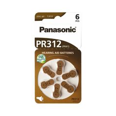 Panasonic PR312 Μπαταρίες Ακουστικών Βαρηκοΐας 1.4V (PR312L/6DC) (PANPR312L/6DC) έως 12 άτοκες Δόσεις