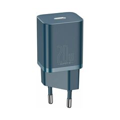Baseus Φορτιστής Χωρίς Καλώδιο με Θύρα USB-C 20W Power Delivery Μπλε (Super Si) (CCSUP-B03) (BASCCSUPB03) έως 12 άτοκες Δόσεις