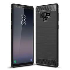 Techsuit Husa pentru Samsung Galaxy Note 9 - Techsuit Carbon Silicone - Black 5949419062368 έως 12 άτοκες Δόσεις