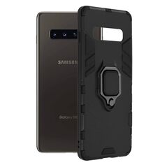 Techsuit Husa pentru Samsung Galaxy S10 Plus - Techsuit Silicone Shield - Black 5949419047358 έως 12 άτοκες Δόσεις