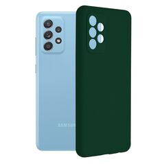 Techsuit Husa pentru Samsung Galaxy A52 4G / A52 5G / A52s 5G - Techsuit Soft Edge Silicone - Dark Green 5949419049277 έως 12 άτοκες Δόσεις