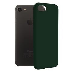 Techsuit Husa pentru iPhone 7 / 8 / SE 2, SE 2020 / SE 3, SE 2022 - Techsuit Soft Edge Silicone - Dark Green 5949419048980 έως 12 άτοκες Δόσεις