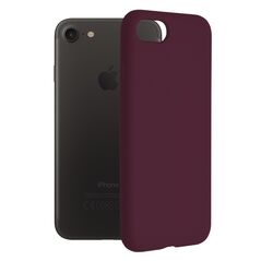 Techsuit Husa pentru iPhone 7 / 8 / SE 2, SE 2020 / SE 3, SE 2022 - Techsuit Soft Edge Silicone - Plum Violet 5949419050129 έως 12 άτοκες Δόσεις