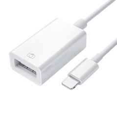 Yesido Cablu Adaptor OTG Lightning la USB 5Gbps - Yesido (GS10) - White 6971050262837 έως 12 άτοκες Δόσεις