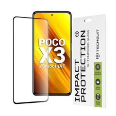 Techsuit Folie pentru Xiaomi Poco X3 / Poco X3 NFC / Poco X3 Pro - Techsuit 111D Full Cover / Full Glue Glass - Black 5949419035171 έως 12 άτοκες Δόσεις