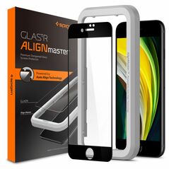 Spigen Folie pentru iPhone 7 / 8 / SE 2020 / SE 2022  - Spigen Glass.TR Align Master - Black 8809710752979 έως 12 άτοκες Δόσεις