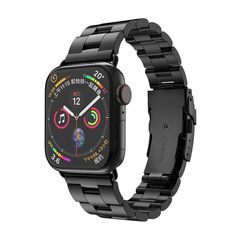 Techsuit Curea pentru Apple Watch 1/2/3/4/5/6/7/8/SE/SE 2 (38/40/41mm) - Techsuit Watchband (W036) - Black 5949419024922 έως 12 άτοκες Δόσεις