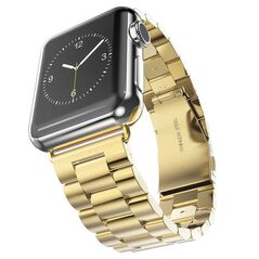 Techsuit Curea pentru Apple Watch 1/2/3/4/5/6/7/8/SE/SE 2/Ultra (42/44/45/49mm) - Techsuit Watchband (W036) - Gold 5949419021129 έως 12 άτοκες Δόσεις