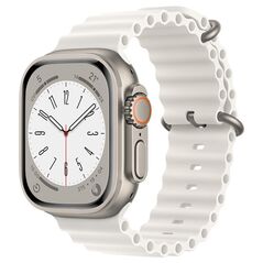 Techsuit Curea pentru Apple Watch 1/2/3/4/5/6/7/8/SE/SE 2/Ultra (42/44/45/49mm) - Techsuit Watchband (W038) - White 5949419015432 έως 12 άτοκες Δόσεις