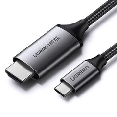 Ugreen Cablu Video Type-C la HDMI 4K@60Hz, 1.5m - Ugreen (50570) - Black / Gray 6957303855704 έως 12 άτοκες Δόσεις