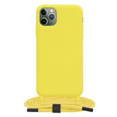 Techsuit Husa pentru iPhone 11 Pro Max - Techsuit Crossbody Lanyard - Yellow 5949419003361 έως 12 άτοκες Δόσεις