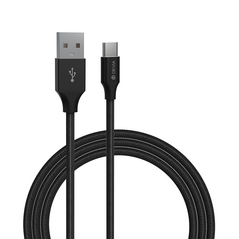 DEVIA Gracious Series data Cable for Type-C Black (5V,2.4A 2M) DVCB-351150 52711 έως 12 άτοκες Δόσεις