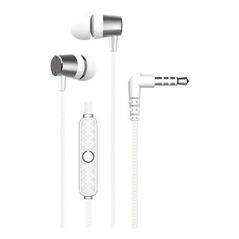 DEVIA wired earphones Kintone Metal jack 3,5mm white DVHF-362323 52704 έως 12 άτοκες Δόσεις