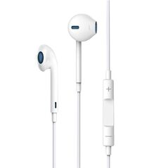 DEVIA Smart jack (3.5mm) WIRED EARPHONES HANDS FREE White DVHF-987077 44294 έως 12 άτοκες Δόσεις