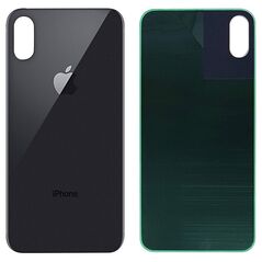 APPLE iPhone XS - Battery cover Black OEM SP61102BK-O 38602 έως 12 άτοκες Δόσεις