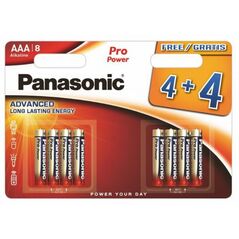Panasonic Alkaline Power Μπαταρίες LR03 AAA 1.5V 8τμχ PA-LR03B8 35364 έως 12 άτοκες Δόσεις