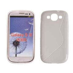 SAMSUNG Galaxy S3 - ΘΗΚΗ ΣΙΛΙΚΟΝΗΣ S-CASE ΑΣΠΡΗ MA47490S-W 14256 έως 12 άτοκες Δόσεις