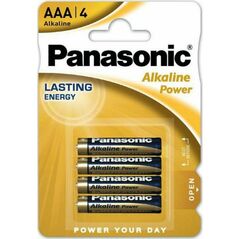 Panasonic Alkaline Power Μπαταρίες LR03 AAA 1.5V 4τμχ PA-LR03B4 11847 έως 12 άτοκες Δόσεις
