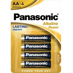 Panasonic Alkaline Power Μπαταρίες LR6 AA 1.5V 4τμχ PA-LR6B4 11849 έως 12 άτοκες Δόσεις