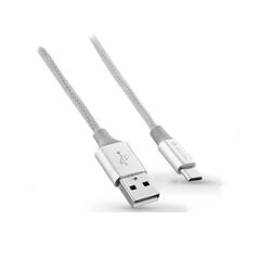 DEVIA Pheez Series Cable for Micro USB Gray (5V, 2.4A, 25CM) DVCB-328084 6019 έως 12 άτοκες Δόσεις