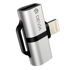 DEVIA Smart series Adapter lightning to Dual lightning (aluminum alloy) Silver DVAD-326547 4328 έως 12 άτοκες Δόσεις