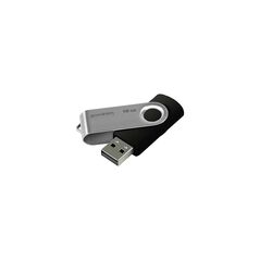 GOODRAM USB STICK 2.0 16GB BLACK / SILVER GR-UTS2-16GB 6094 έως 12 άτοκες Δόσεις