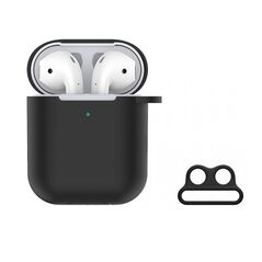 DEVIA Naked Silicone Case Suit for  AirPods (with loophole) Black DVCS-326752 3281 έως 12 άτοκες Δόσεις