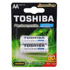 TOSHIBA R6 AA 2000mAh ΕΠΑΝΑΦΟΡ/ΝΗ ΜΠΑΤΑΡΙΑ Blister 2 τεμ TO-R6B2A2C 3255 έως 12 άτοκες Δόσεις