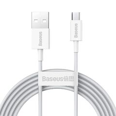 Baseus Cablu de Date USB la Type-C 65W, 2m - Baseus Superior Series (CAYS001002) - White 6932172612900 έως 12 άτοκες Δόσεις