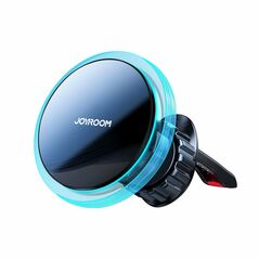 JoyRoom JoyRoom - Car Holder with Wireless Charging (JR-ZS291) - Magnetic Grip with Ambiental Light, for Air Vent - Black 6941237197160 έως 12 άτοκες Δόσεις